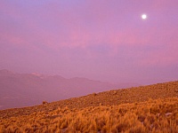 Anocheciendo en el Pichu Pichu