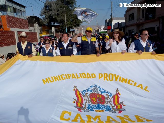 Paseo de la bandera de Camaná