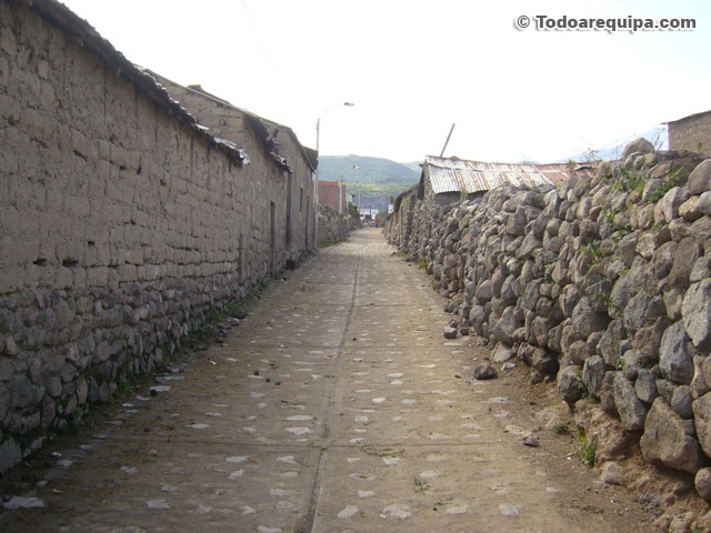 Camino saliendo de Oasis hacia Cabanaconde