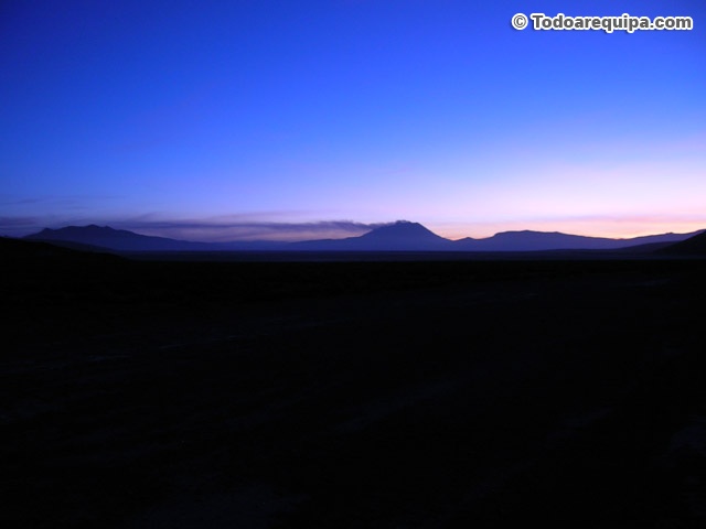 Fumarolas del volcán Ubinas