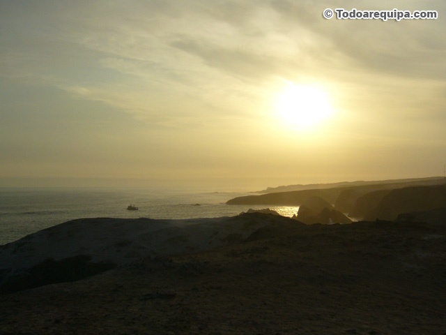 Puesta de sol en Catarindo