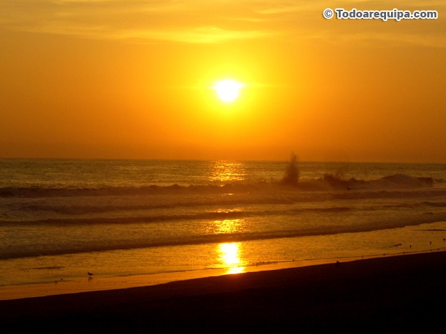 Sunset en Mollendo atardecer
