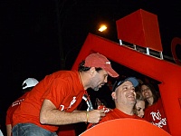 Damián y el Toyo 2013 en el corso de Arequipa