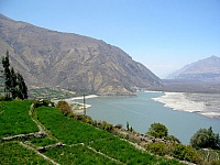 Panorámica de la laguna de Chachas