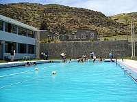 Piscina de aguas termales en Orcopampa
