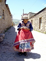 Vestimenta tipica del Colca