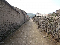 Camino saliendo de Oasis hacia Cabanaconde