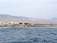 Vista del Castillo de Forga desde mar adentro