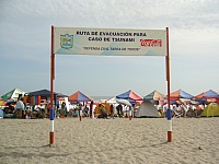 Rutas de evacuacion en caso de tsunami